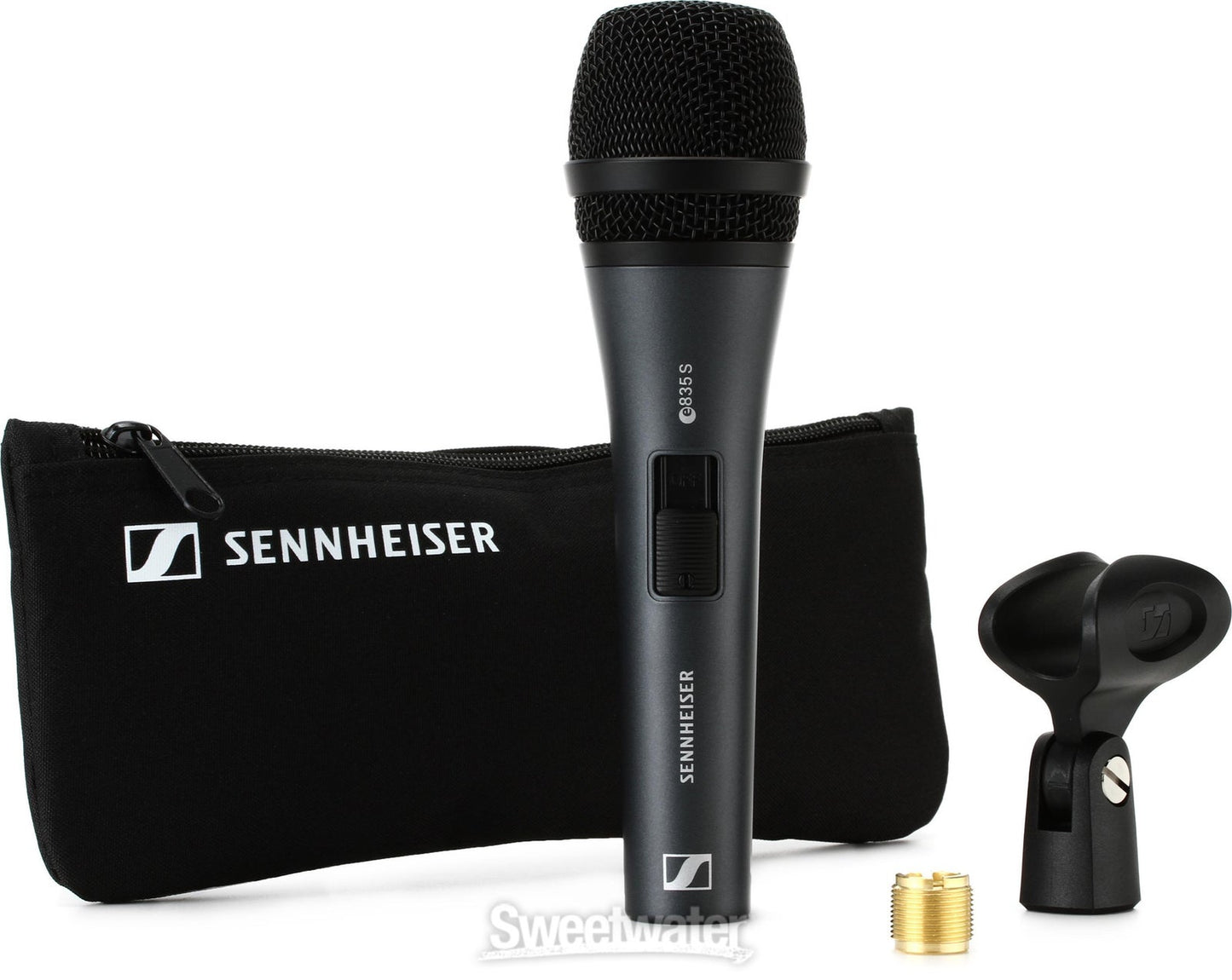 Sennheiser e 835-S Cardioid Dynamic Vocal Microphone