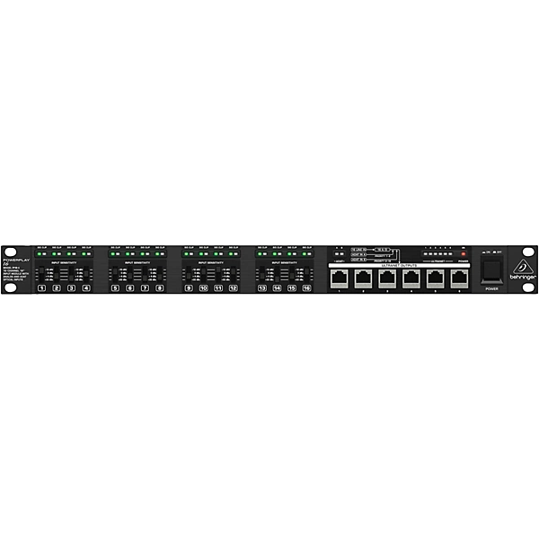 Behringer POWERPLAY P16-I 16-Channel 19'' Input Module With Analog and ADAT Optical Inputs
