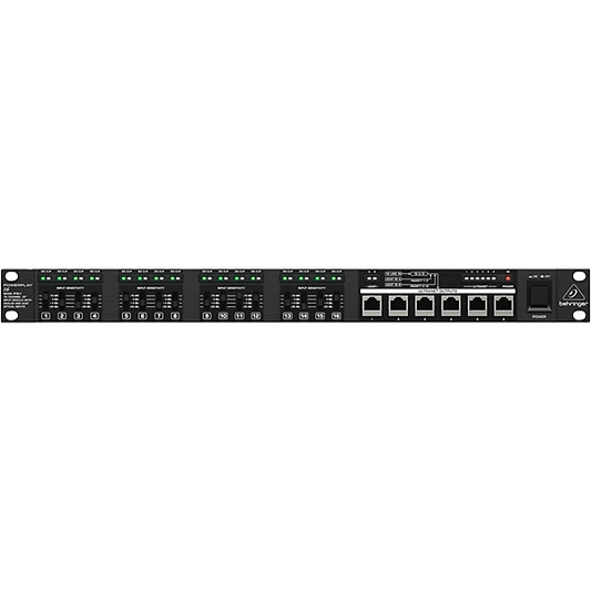 Behringer POWERPLAY P16-I 16-Channel 19'' Input Module With Analog and ADAT Optical Inputs
