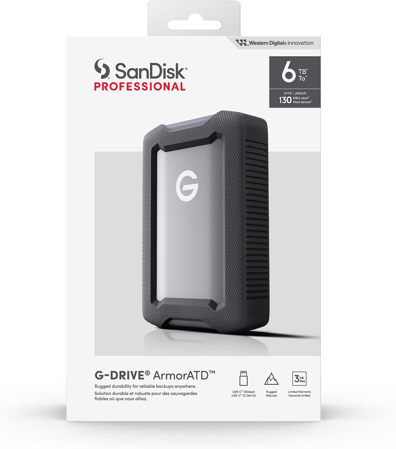 SanDisk Professional 6TB G-Drive ArmorATD