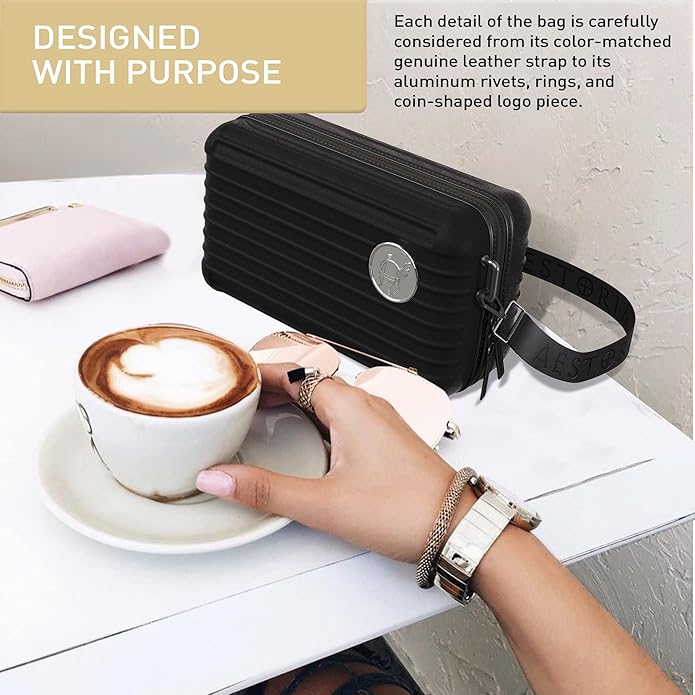 Elestoria Aestoria Hardshell Clutch Purses for Women